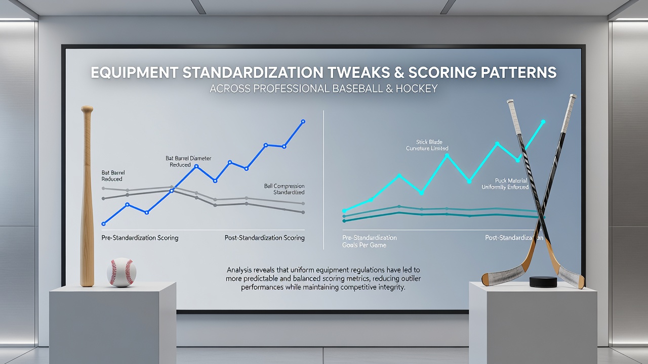 Hockey equipment lab testing standardized puck and stick specifications