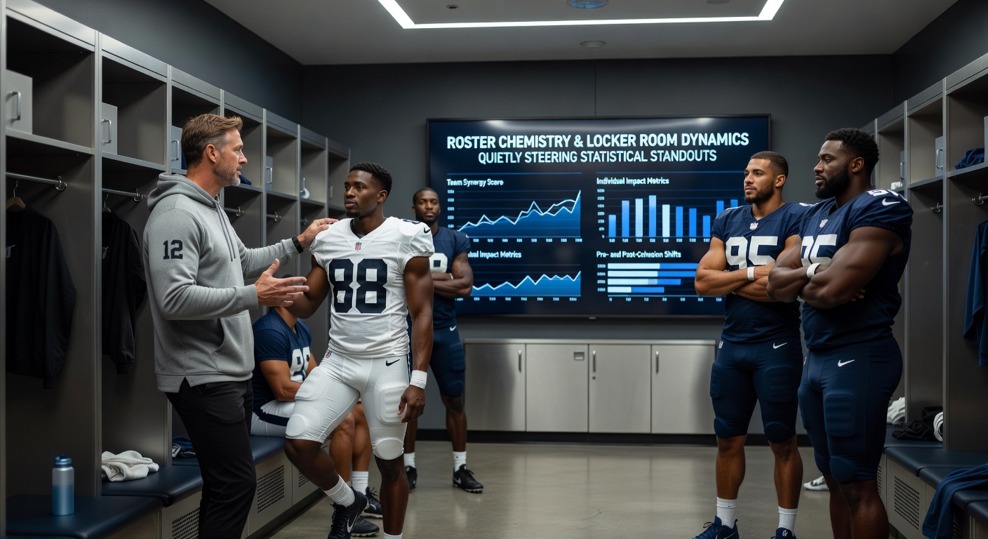 Team huddle showing coordinated player interactions during a game