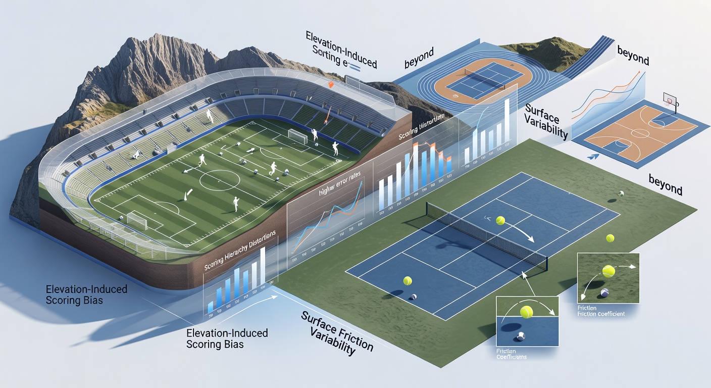 Players adapting strategies at elevated venues where thinner air influences ball trajectories and endurance levels during competitive matches